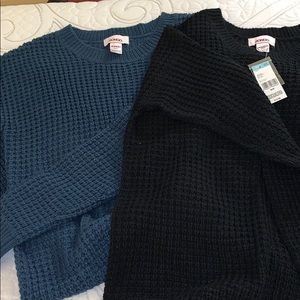 Cable knit sweaters